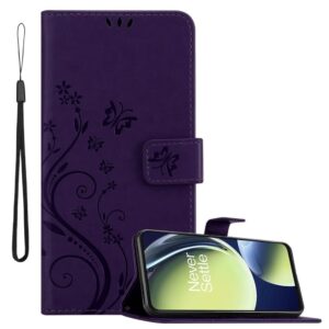 OnePlus Nord CE 3 Lite 5G Skal Fodral i blomdesign Mobilskydd Case Cover med magnetisk stngning, stfunktion och kortplatser