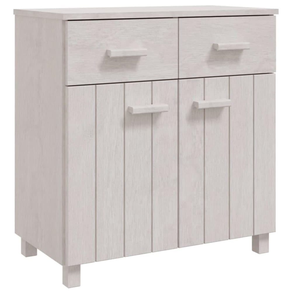vidaXL Byr HAMAR vit 79x40x80 cm massiv furu
