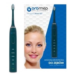 Oromed ORO-BRUSH GREEN, Vuxen, Ultraljudstandborste, Massage, Polering, Knslig, Tandblekning, 38000 rrelser per minut, Grn, 2 min