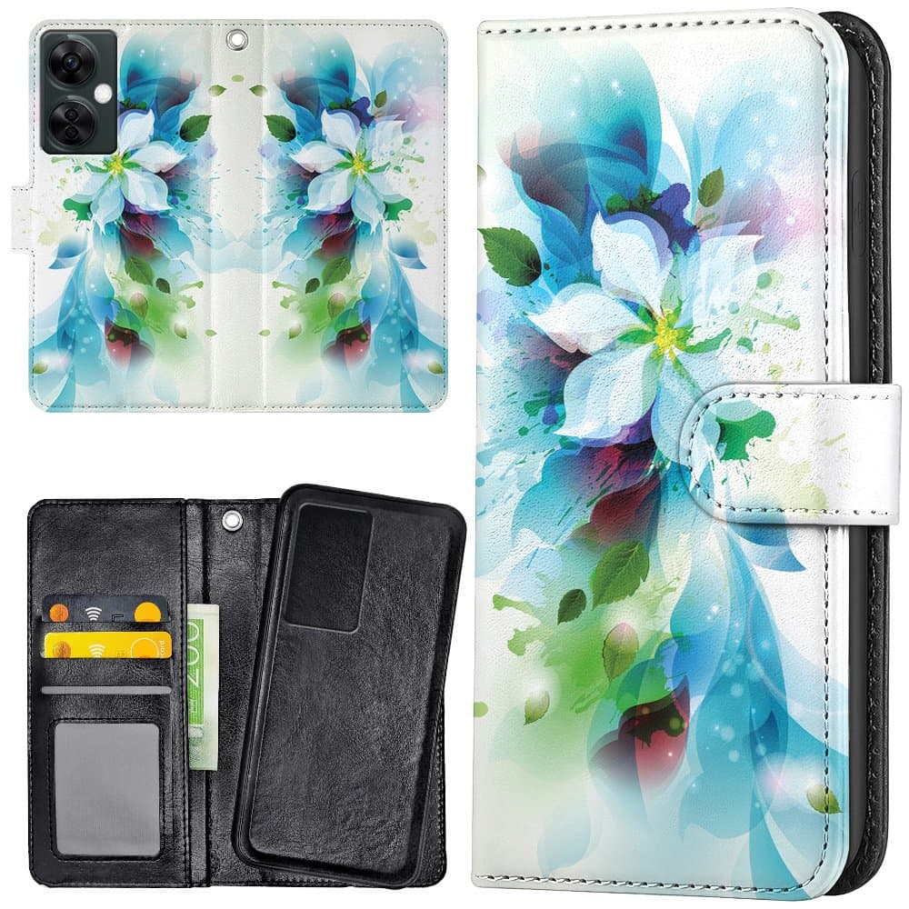 OnePlus Nord CE 3 Lite 5G - Plånboksfodral/Skal Blomma