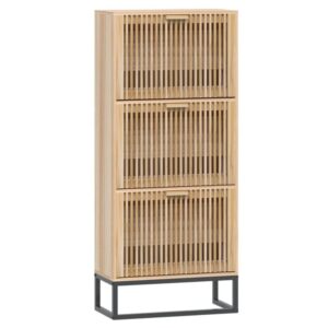 vidaXL Skoskåp 52x25x120 cm konstruerat trä