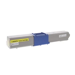 WL Tonerkassett, erstter Oki 46508709, gul, 3.000 sidor 0-46508709 erstter 46508709