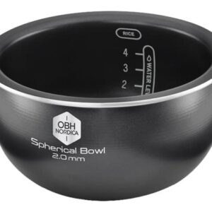 OBH Nordica QK6018S0 Versatile - Riskoger - 2 liter - 350 W - sort