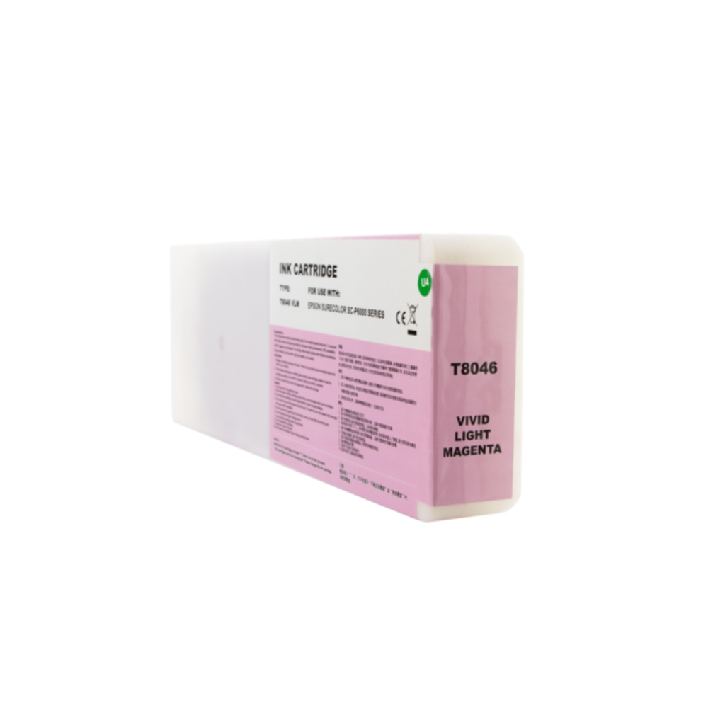 WL Bläckpatron ljus magenta, ersätter Epson T8046 0T08046 ersätter T8046