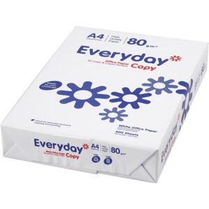 Kopieringspapper A4 - 80 g - Vitt - 500 ark