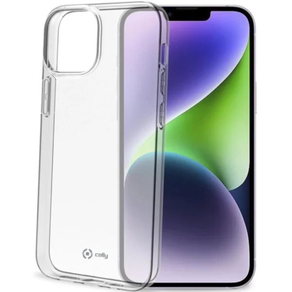 Celly Gelskin TPU Cover iPhone 14 Plus Transparent