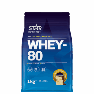 Whey-80 Vassleprotein 1 kg