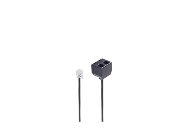 shiverpeaks BS71231-4, 0,15 m, RJ-10, 2 x RJ-10, Svart, Manlig kontakt, Kvinnlig kontakt