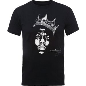 Notorious B.I.G. Unisex Crown T-Shirt fr vuxna