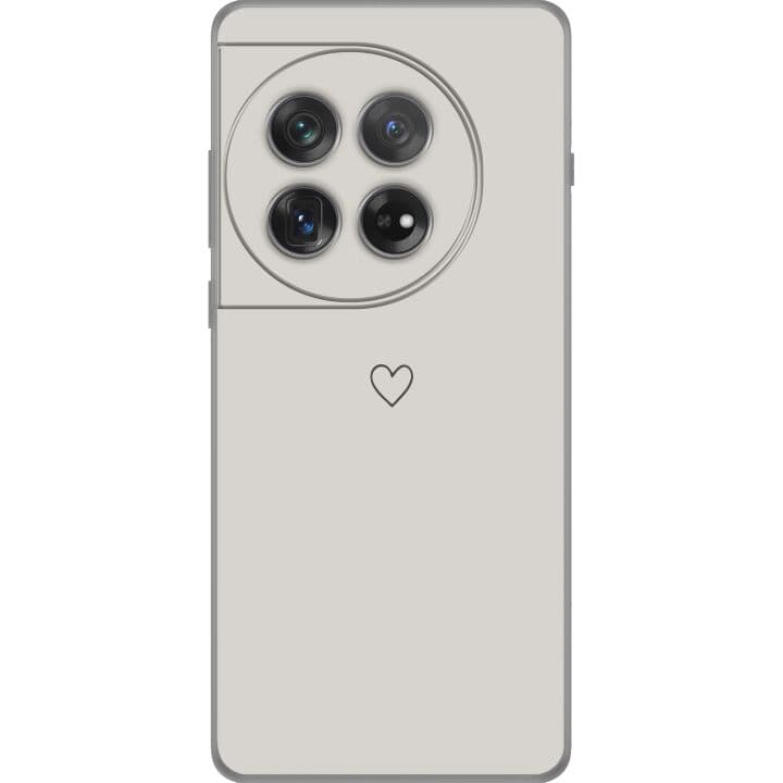 OnePlus 12 Genomskinligt Skal Hjärta