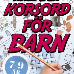 Knepiga korsord för barn 7-9 år