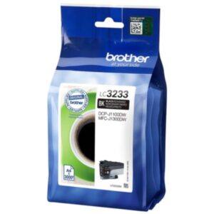 WL Bläckpatron svart, ersätter Brother LC3233BK 0LC3233BK ersätter LC3233BK
