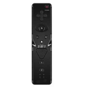2-i-1 Kompatibel med Wii Handkontroll Motion Plus Svart
