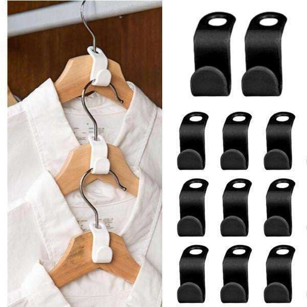 20-pack Kldhngare, Spara plats i garderoben, Krok fr galge