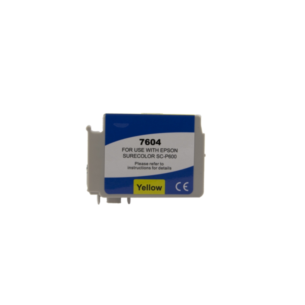 WL Bläckpatron, ersätter Epson T7604, gul, 32 ml 0T7604 ersätter T7604 T7609