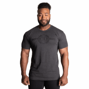Recruit Tee, Dark Grey Melange
