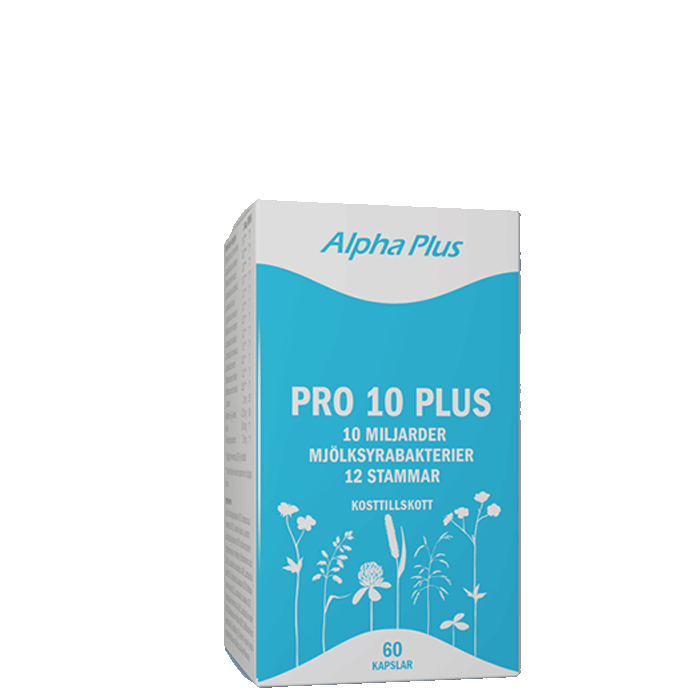 Pro 10 Plus Mjlksyrabakterier 60 kapslar
