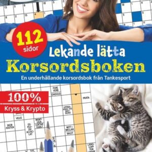 Lekande lätta korsordsboken