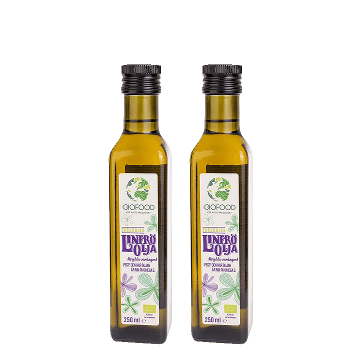 2 x Linfrolja Kallpressad, 250 ml