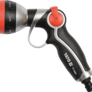Yato YT-8960, Multifunktions-vattenspridare, Svart, Orange, Silver