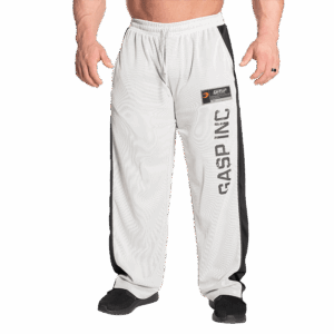 No 1 Mesh Pant, White/Grey