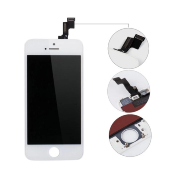 LCD-skrm AC Factory fr iPhone 5S, vit