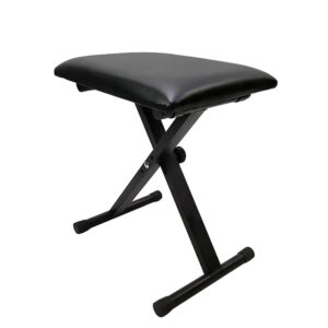 Vikbar Pianobnk / portabel sittpall med justerbar hjd