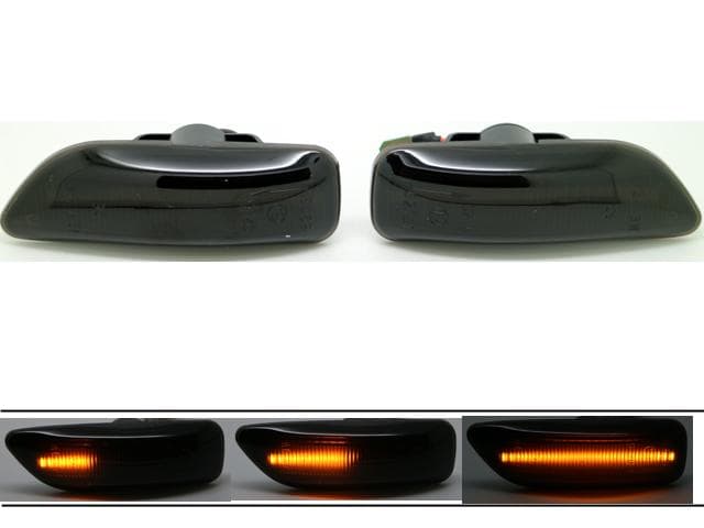 Led dynamisk blinkers Volvo S60 V70 S80 XC70 Smoke lens 2-pack