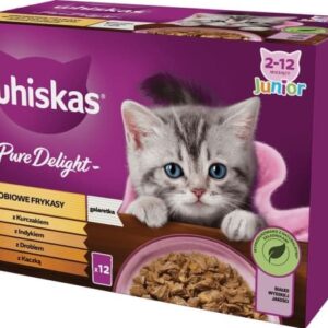 Whiskas Whiskas Sasz Potr Pur Del Jun Fjäderfä 12x85g