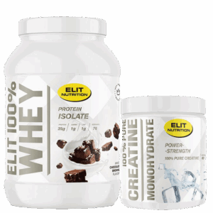 100% Pure Kreatin Monohydrat 300 g + 100% Vassleprotein 900 g