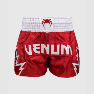 Venum Inferno Muay Thai Shorts Red/White