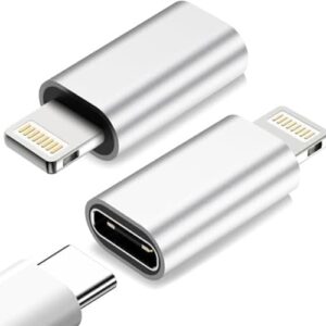 NRDIC USBC C hona till Lightning ha (Non MFI) adapter silver