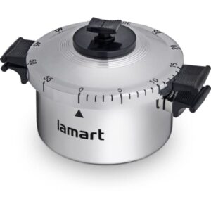 Lamart LT7038, Mekanisk ggklocka, Silver, 60 min, Plast, Ringklocka, 6,4 cm