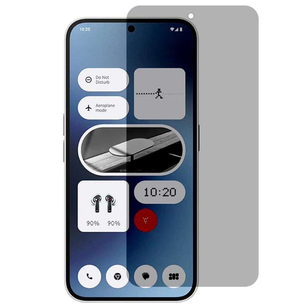 2-PACK SKALO Nothing Phone (2a) Plus Privacy Skärmskydd Härdat Glas - Svart