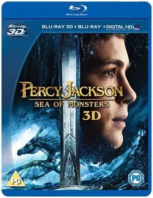 Percy Jackson: Sea of Monsters (2013) Alexandra Daddario, Freudenthal Blu-Ray Pre-Owned