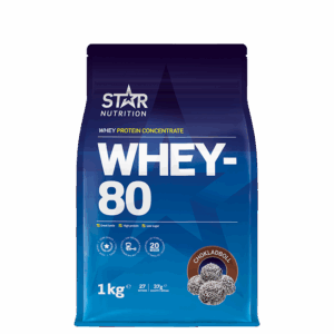 Whey-80 Vassleprotein 1 kg