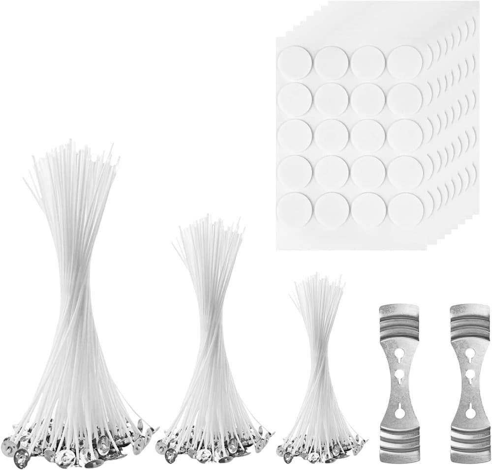 INF Ljusvekar och Vekhllare fr DIY Ljus - 150 Ljusvekar