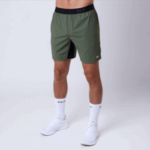 PR Stretch Shorts, Moss Green