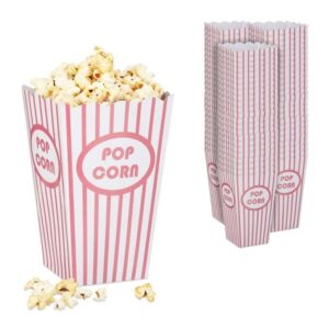 Popcornpåsar, 72 st, rosa