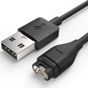 Universal laddare kabel för Garmin klockor Svart