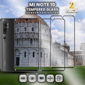 2-Pack Xiaomi Mi Note 10 - Hrdat glas 9H - Super kvalitet 3D