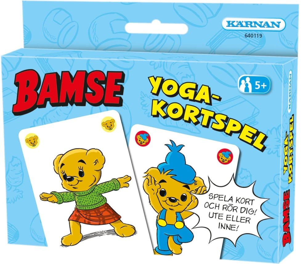 Kortspel Bamse Yogakortspelet- Kärnan