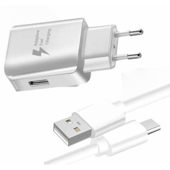 Pack Laddare + Kabel för Motorola Moto G32 Snabbladdare Ultrakraftig och snabb NY GENERATION 3A med USB-Typ C-KABEL