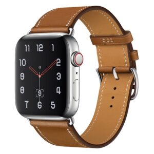 kta Lderarmband Apple Watch Series 10 46mm Brun