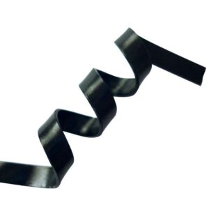 Platt aluminiumtråd 5 x 1 mm 4 meter Svart