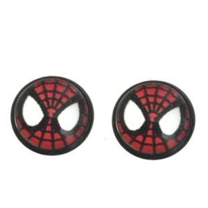 Örhängen Spindelmannen Stift/Stud Marvel Spiderman Svart