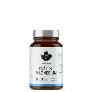 Kvällsmagnesium 60 kapslar Pureness