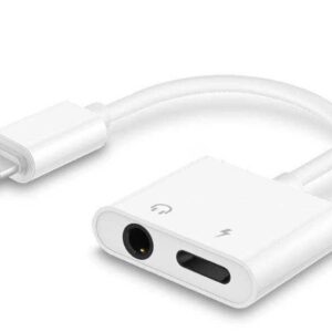 Lightning till 3,5 mm ljud-adapter och laddning