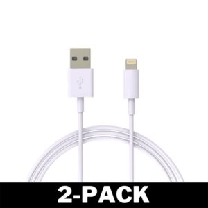 2M Lightning Snabb Laddare Kabel Till iPhone Vit iOS14