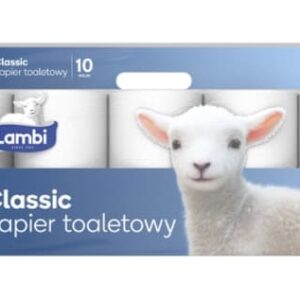 10-pack Lambi Klassiskt Toalettpapper